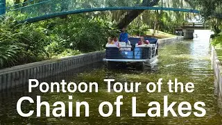 Pontoon Boat Tour of the Winter Haven Chain of Lakes with Living Water Boat Cruises