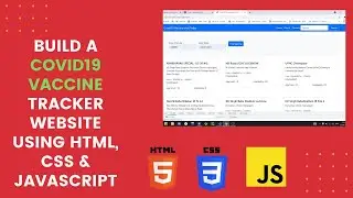 Build Covid-19 Vaccine finder website using Html, Css & Javascript 🔥🔥🔥