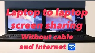 How to share screen laptop to laptop #tech_jaiveer #ai #technology