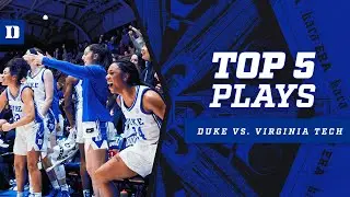 Top 5 Plays - Duke 63, Virginia Tech 46  (01/18/24)