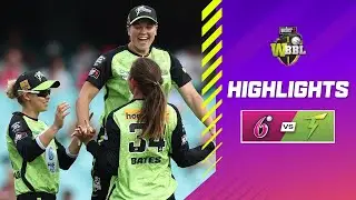 Thunder Keep Rolling! | Sydney Sixers v Sydney Thunder | #WBBL10