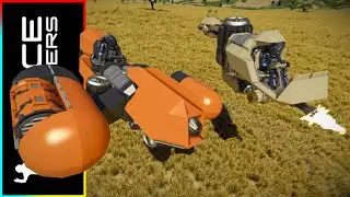The Amorie Arms AAC Minicopter & HLC 001! - Space Engineers