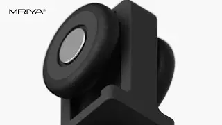 Black rubberized silent slider for concealed mounting cornice MRIYA