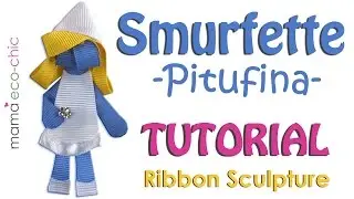 Tutorial Smurfette (Pitufina) Ribbon Sculpture