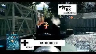 Battlefield 3 Alpha G3 Assault Rifle Multiplayer Gameplay [HD]