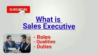 sales executive | what is sales executive | sales executive roles and responsibilities | meaning