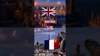 BRITAIN 🇬🇧 VS 🇨🇵 FRANCE #countries #shorts