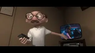 Tim Miller pointing out Jin Sakai in the PlayStation episode of Secret Level