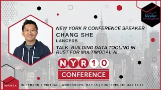 Chang She - Building Data Tooling in Rust for Multimodal AI