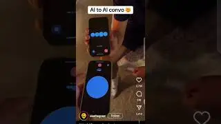 Two ai chat bots talk to each other