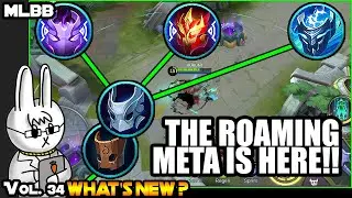 THE ROAMING META IS HERE!!! NEW ROAMING ITEMS + SKIN GIVEAWAY - MOBILE LEGENDS WHAT’S NEW? VOL. 34