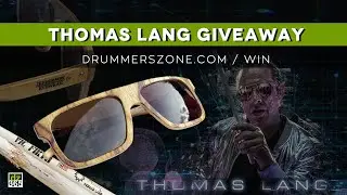 Thomas Lang announces his Jefferson Eyewear Giveaway on Drummerszone