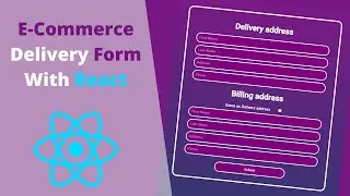 React E-Commerce delivery address form useState objects