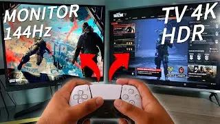 PS5: TV 4K ou MONITOR GAMER 144HZ?