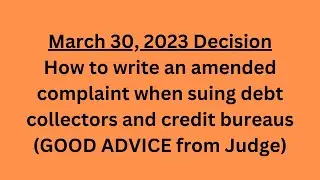 GA Case Decision on how to draft a lawsuit in an amended complaint