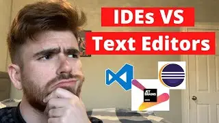 Why you shouldn't use an IDE to code