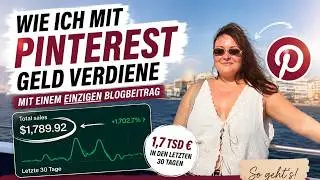 Pinterest Geld verdienen: So verdiene ich 1.700 € mit EINEM Blogbeitrag