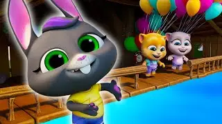 Talking Tom - Treehouse Rescue Party - Episode 214 Compilation - Super Toons TV - Cartoons