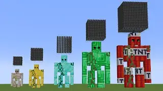 which all golems is immortal? which all golem mobs is immortal???