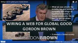 Wiring A Web For Global Good | Gordon Brown (summary-review)