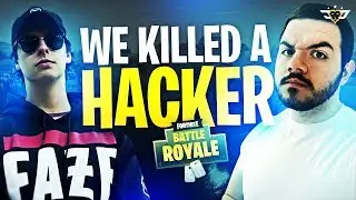 COURAGE & CIZZORZ KILL A HACKER IN FORTNITE! INSANE FREAKOUT! (Fortnite: Battle Royale)