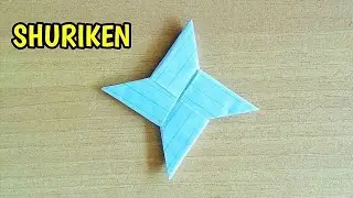 Shuriken Origami, Cara Membuat Senjata Ninja Dari Kertas