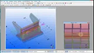 Tekla modeling tutorial Bridge support, part 5/6-720p