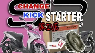 SIP 125( SYM MITSUKOSHI) Change kick Starter Drive