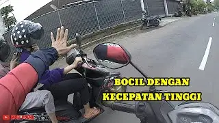 BOCIL BAWA MOTOR DENGAN KECEPATAN TINGGI #motovlog 136