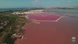 The Pink Lake Of Torrevieja,  Drone 4K #spain 🇪🇸 2022, #4kdronefootage #drone4k #dronevideo #drone