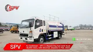 SPV Fuel Tank Truck with Sinotruk Chassis Shipped Caribbean in Feb 2023