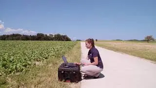 eBee X Fixed-Wing Drone - Landing