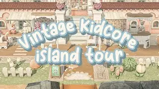 Aesthetic vintage pastel kidcore Island Tour! // Animal Crossing New Horizons