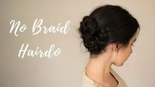 Easy No Braid Hairdo Tutorial | J.M.