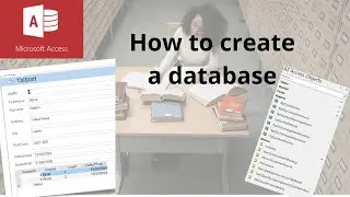 How to create a database in Microsoft Access