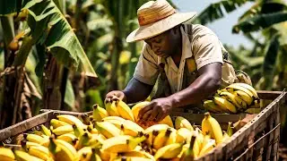How Bananas Are Harvested And Processed | The Journey From Tree To Tummy.
