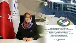 MCBÜ Rektörü Prof. Dr. Rana Kibar'ın 3 Aralık Dünya Engelliler Günü Mesajı