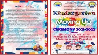 KINDERGARTEN MOVING UP SAMPLE PROGRAM WITH SOFT COPY