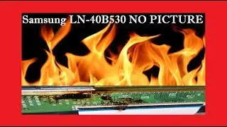 Samsung LCD TV No picture problem  LN40B530, T-con V400H1-C05 / M$35-D031672