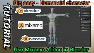 How to use Blender and Mixamo (Mixamo addon for Blender)