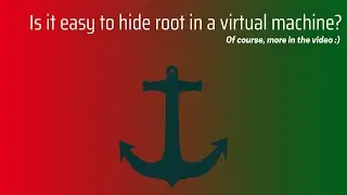 Скрытие рута в VM