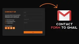 Create a stunning form with HTML, CSS & JS