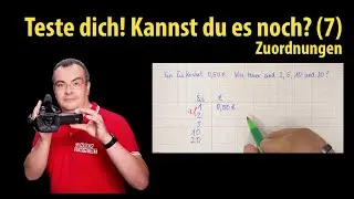 Teste dich! Kannst du es noch? (7) proportionale und anti-proportionale Zuordnungen - Lehrerschmidt