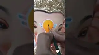 Ganpati Bappa Akhani 🥰 🙏 #ganpati #chintamani #ganpatibappamorya #shorts #god #youtube #art