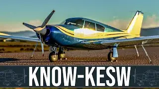 🔴 KNOW to KESW via KBFI: Pacific NW Adventure in the A2A Comanche - Weather & Terrain Challenges!