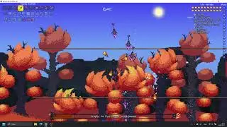 Araghur, the Flare Serpent bossfight | Terraria Shadows of Abaddon Mod