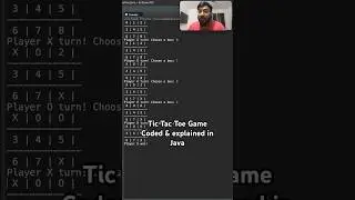 Java program to play TicTacToe game 
