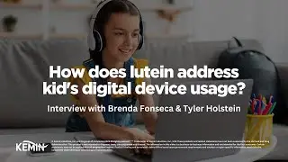 With a growing trend of digital devices for kids, how does lutein play a role?