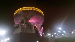 Ночная Казань.Дворец Бракосочетания.Казан