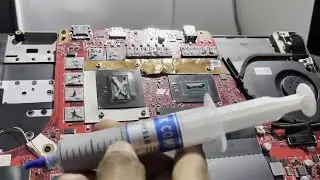 Testing HY 510 New Thermal Paste on Asus ROG Strix G731GU